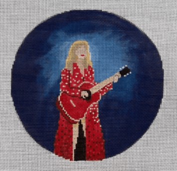click here to view larger image of Taylor in Red (hand painted canvases)