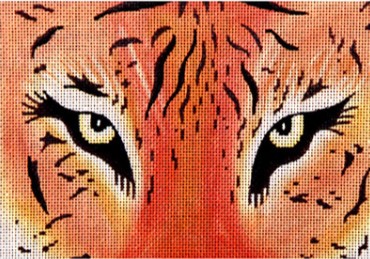 click here to view larger image of Tigers Eyes (hand painted canvases)