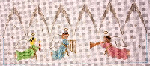 click here to view larger image of Carousel - Angels On High (hand painted canvases)