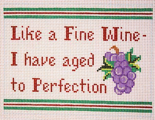 click here to view larger image of Like a Good Wine ... (hand painted canvases)