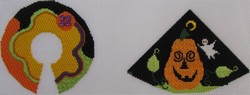 click here to view larger image of Crazy Pumpkin Hat (hand painted canvases)