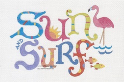 click here to view larger image of Sun and Surf (hand painted canvases)