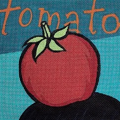 click here to view larger image of Kitchen Fresh - Tomato (hand painted canvases)