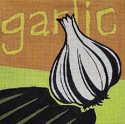 click here to view larger image of Kitchen Fresh - Garlic (hand painted canvases)