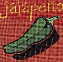 click here to view larger image of Kitchen Fresh - Jalepeno (hand painted canvases)