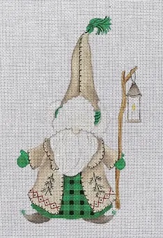 click here to view larger image of Nordic - Lantern Gnome (hand painted canvases)