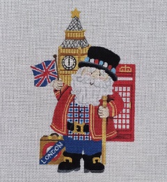 click here to view larger image of Santa - British (hand painted canvases)