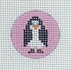 click here to view larger image of Key Fob/Penguin (hand painted canvases)