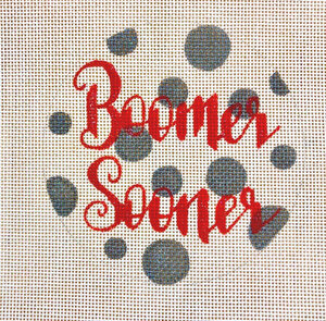 click here to view larger image of Boomer Sooner (hand painted canvases)