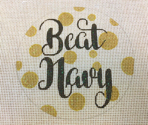 click here to view larger image of Beat Navy (hand painted canvases)