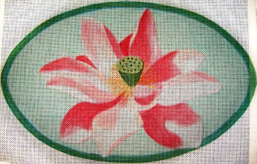 click here to view larger image of Large Water Lily   (hand painted canvases)