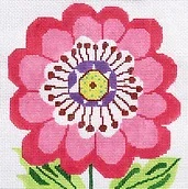 click here to view larger image of Alices Flower 1 (hand painted canvases)