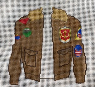 click here to view larger image of Top Gun Jacket (hand painted canvases)