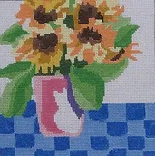 click here to view larger image of Small Bouquet 4 (hand painted canvases)