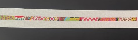 click here to view larger image of Whimsy 7 Belt (hand painted canvases)