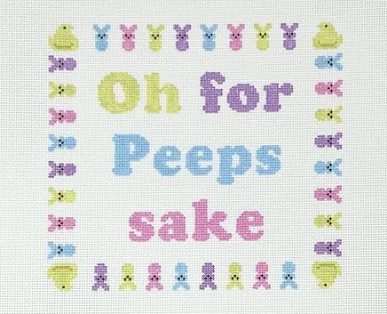 click here to view larger image of Oh For Peeps Sake (hand painted canvases)
