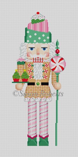 click here to view larger image of Nutcracker - Cupcake  (hand painted canvases)