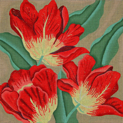 click here to view larger image of Terrific Tulips (hand painted canvases)