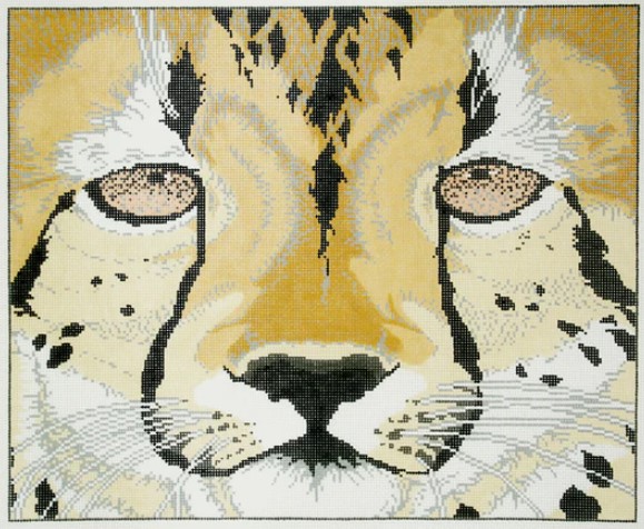 click here to view larger image of Cheetah Face (hand painted canvases)