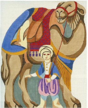 click here to view larger image of Nativity - Camel (hand painted canvases)