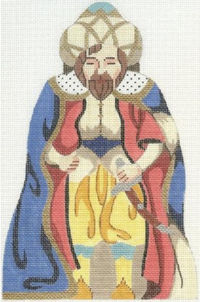 click here to view larger image of Nativity - Caspar (hand painted canvases)