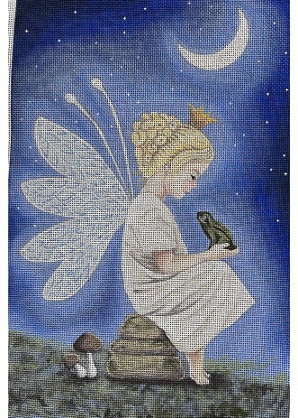 click here to view larger image of Fairy Princess and Frog, The (hand painted canvases)