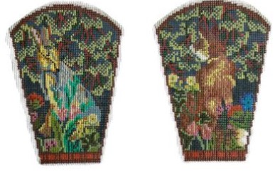 click here to view larger image of William Morris Woodland Friends Scissor Case (hand painted canvases)