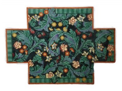 click here to view larger image of William Morris Leicester Brick Cover (hand painted canvases)