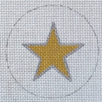 click here to view larger image of Five Pointed Star - 13M (hand painted canvases)