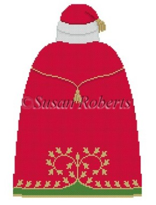click here to view larger image of Tree Topper - Santa w/Toys (Back) (hand painted canvases)