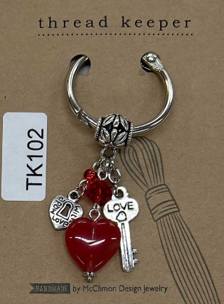 click here to view larger image of Thread Keeper - Key to My Heart (accessories)