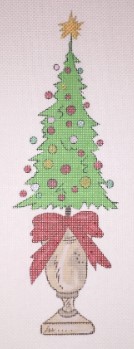 click here to view larger image of Christmas Tree Topiary (hand painted canvases)