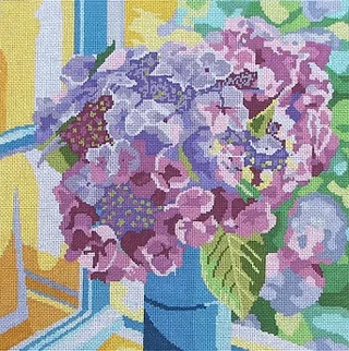 click here to view larger image of Summers Day - Hydrangea (hand painted canvases)