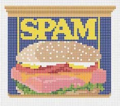 click here to view larger image of Spam (hand painted canvases)
