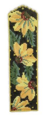 click here to view larger image of Yellow Echinacea Bookmark (hand painted canvases)