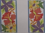 click here to view larger image of Tropical Flowers EGC (hand painted canvases)