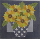 click here to view larger image of Yellow Flowers (hand painted canvases)