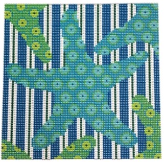 click here to view larger image of Starfish Square (printed canvas)