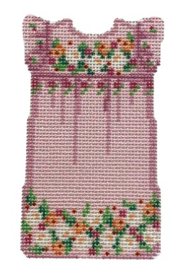 click here to view larger image of Light Pink/White Mini Oaxaca Dress (printed canvas)
