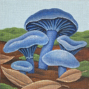 click here to view larger image of Blue Oyster Mushrooms (hand painted canvases)