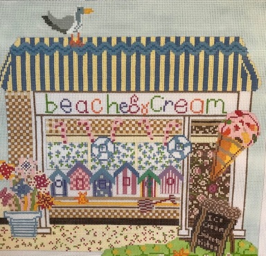 click here to view larger image of Beaches and Cream (hand painted canvases)