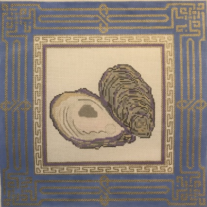 click here to view larger image of Oyster w/Pearl  (hand painted canvases)