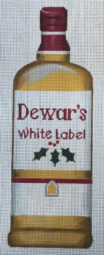 click here to view larger image of Dewar's Scotch Bottle (hand painted canvases)