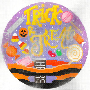 click here to view larger image of 13 Days of Halloween - Trick or Treat Candy (hand painted canvases)