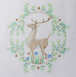 click here to view larger image of Deer (hand painted canvases)
