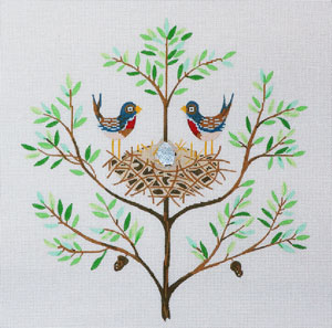 click here to view larger image of Robins Nest (hand painted canvases)