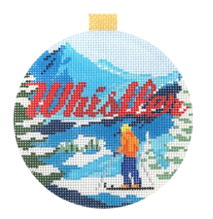 click here to view larger image of Ski Resorts - Whistler (hand painted canvases)