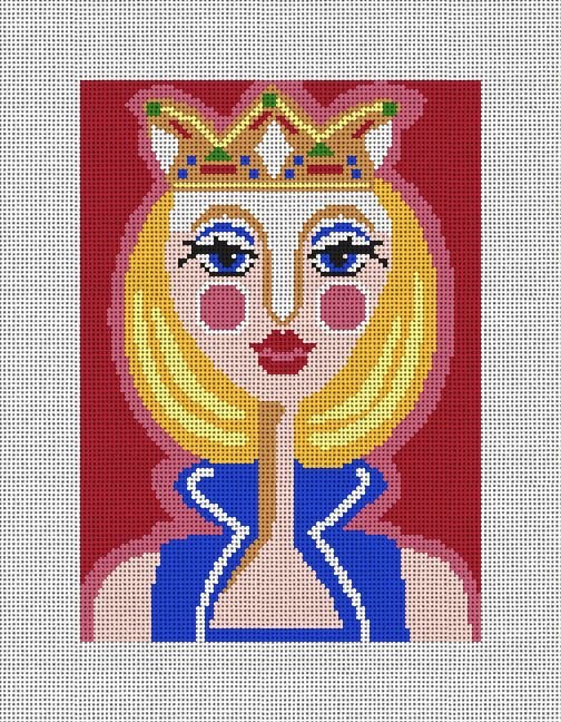 click here to view larger image of Queen Crown (hand painted canvases)