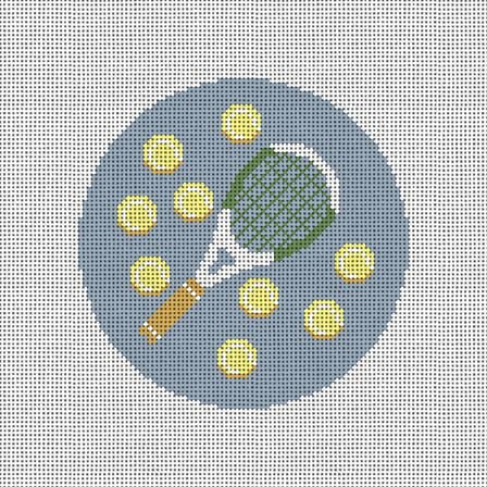 click here to view larger image of Tennis Racquet  (hand painted canvases)