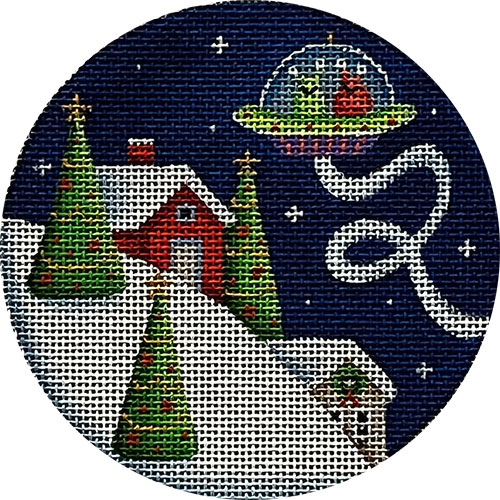 click here to view larger image of Alien Christmas (hand painted canvases)